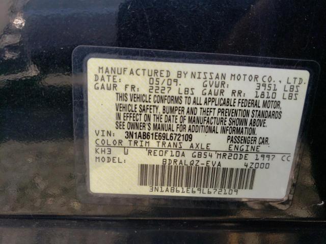 Photo 11 VIN: 3N1AB61E69L672109 - NISSAN SENTRA 