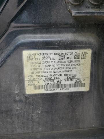 Photo 11 VIN: 3N1AB61E77L639150 - NISSAN SENTRA 