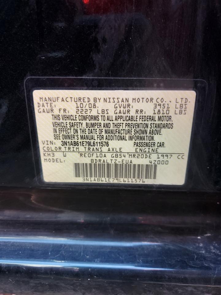 Photo 12 VIN: 3N1AB61E79L611576 - NISSAN SENTRA 