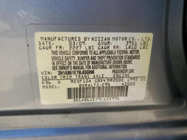 Photo 11 VIN: 3N1AB61E79L655996 - NISSAN SENTRA 