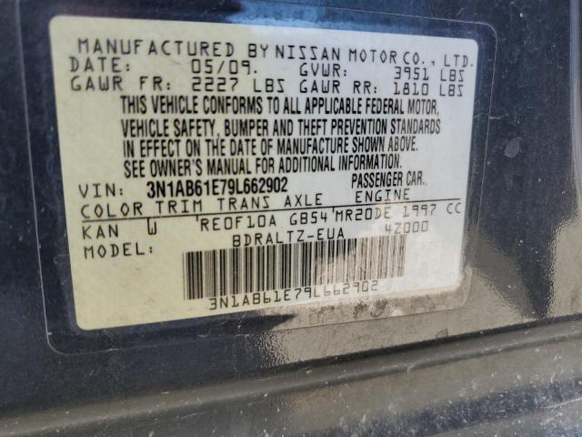 Photo 11 VIN: 3N1AB61E79L662902 - NISSAN SENTRA 2.0 