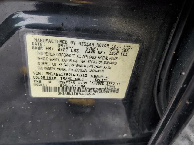 Photo 11 VIN: 3N1AB61E87L601510 - NISSAN SENTRA 