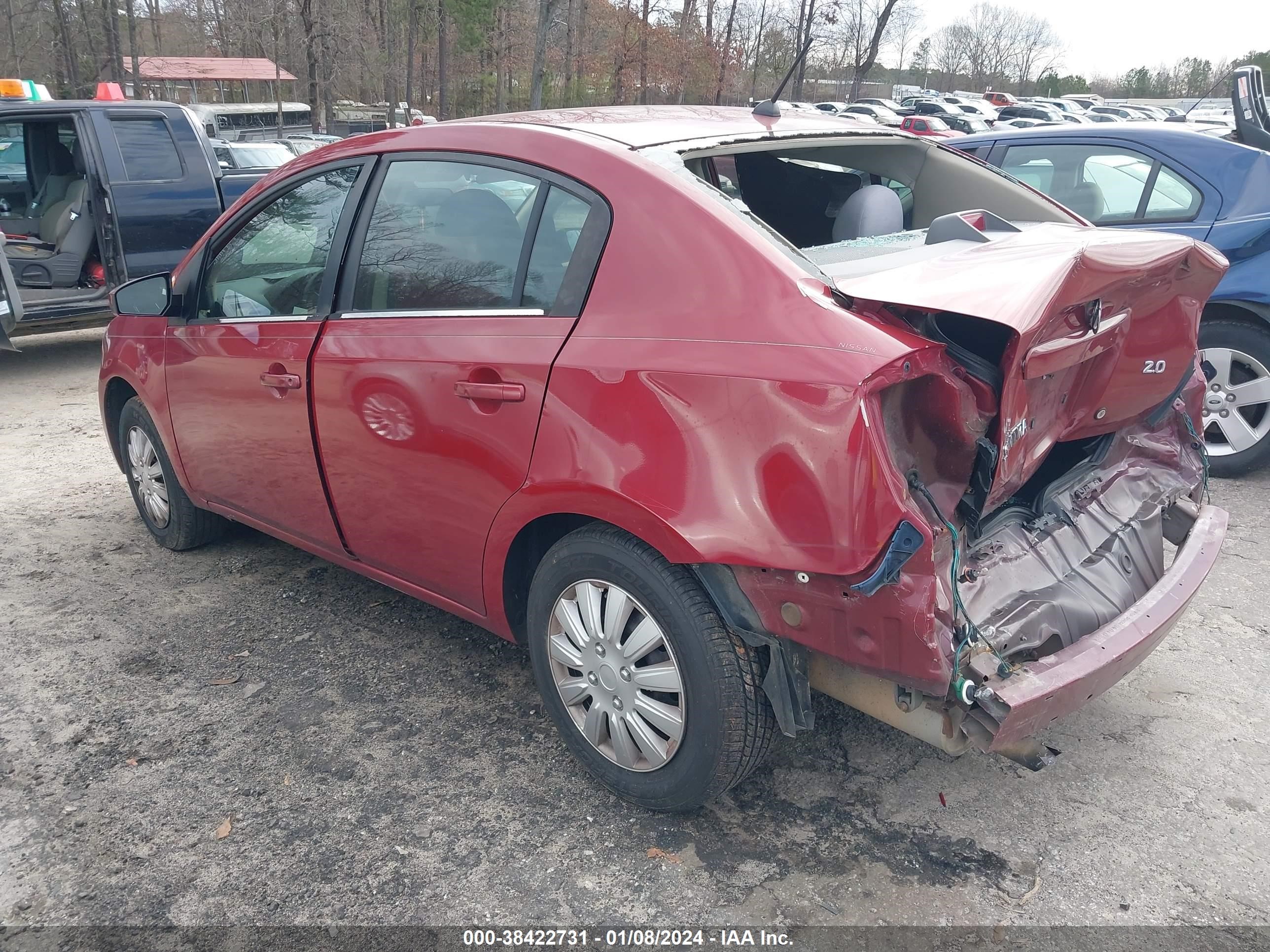 Photo 2 VIN: 3N1AB61E87L626133 - NISSAN SENTRA 