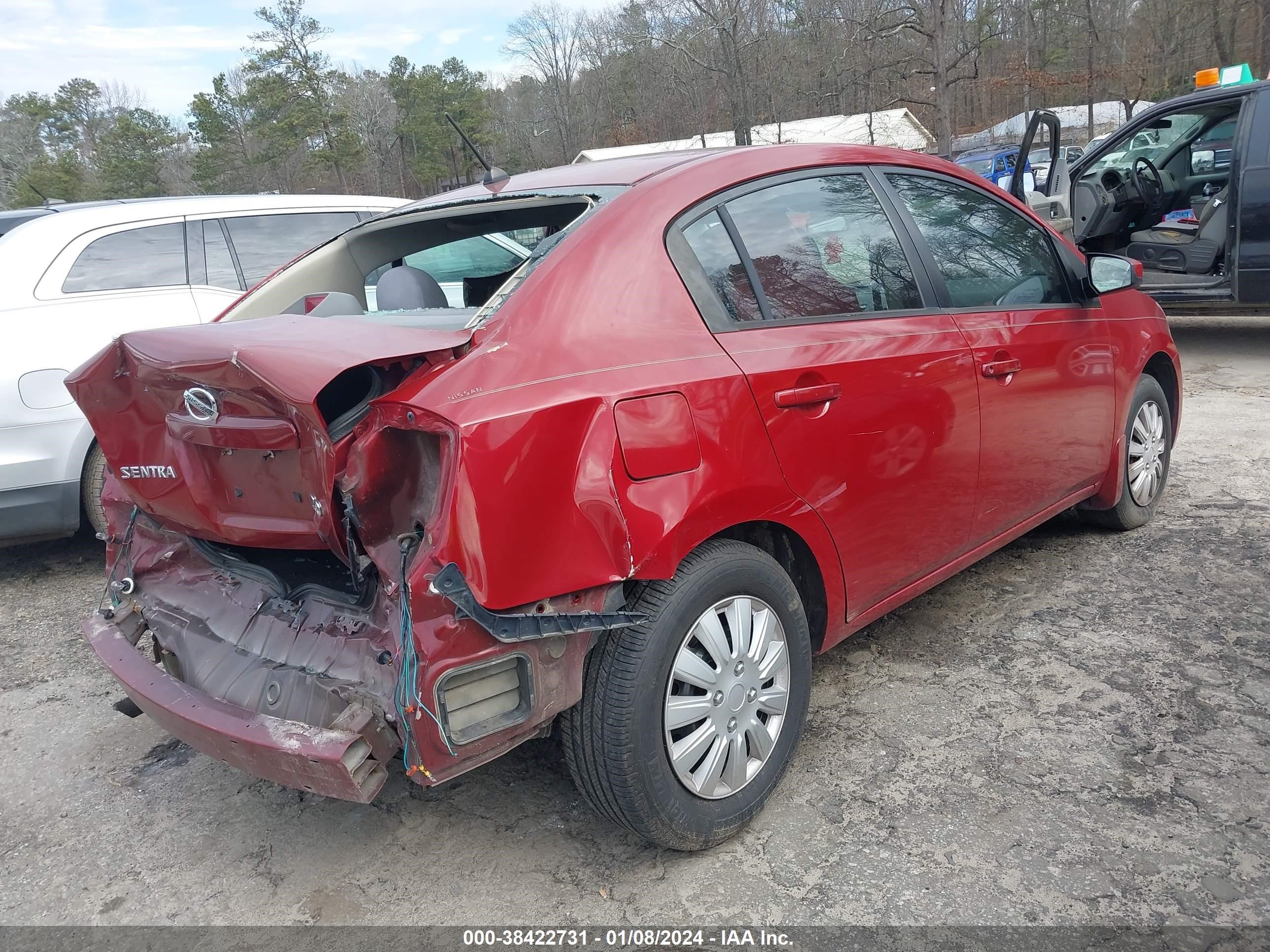 Photo 3 VIN: 3N1AB61E87L626133 - NISSAN SENTRA 