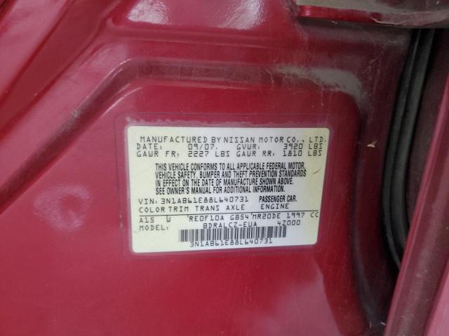 Photo 11 VIN: 3N1AB61E88L640731 - NISSAN SENTRA 