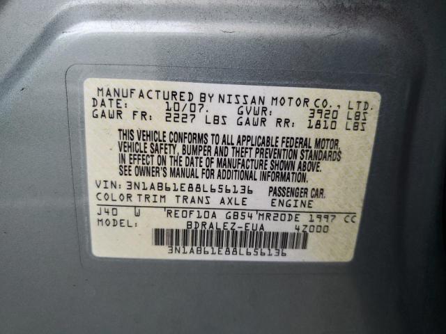 Photo 12 VIN: 3N1AB61E88L656136 - NISSAN SENTRA 2.0 