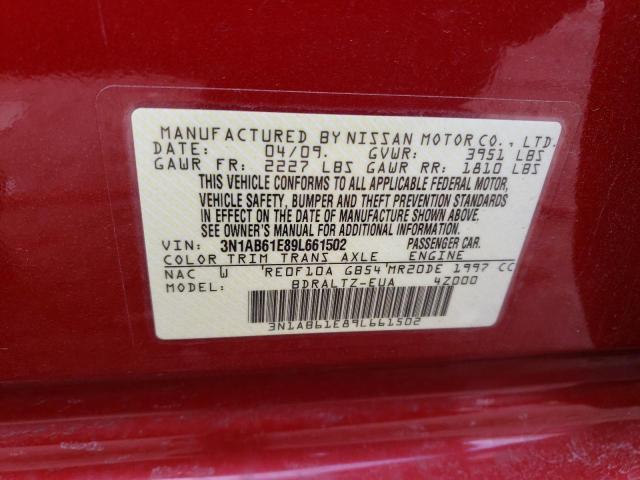 Photo 11 VIN: 3N1AB61E89L661502 - NISSAN SENTRA 