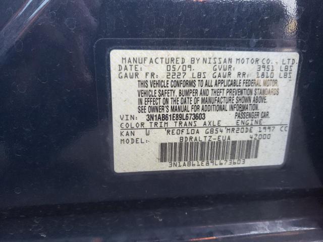 Photo 11 VIN: 3N1AB61E89L673603 - NISSAN SENTRA 