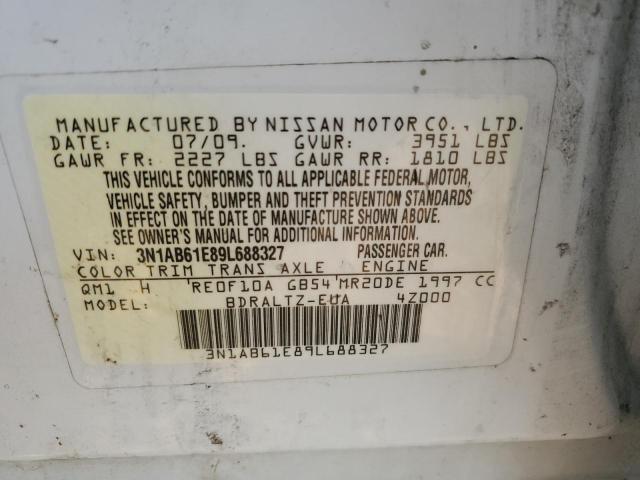 Photo 11 VIN: 3N1AB61E89L688327 - NISSAN SENTRA 2.0 