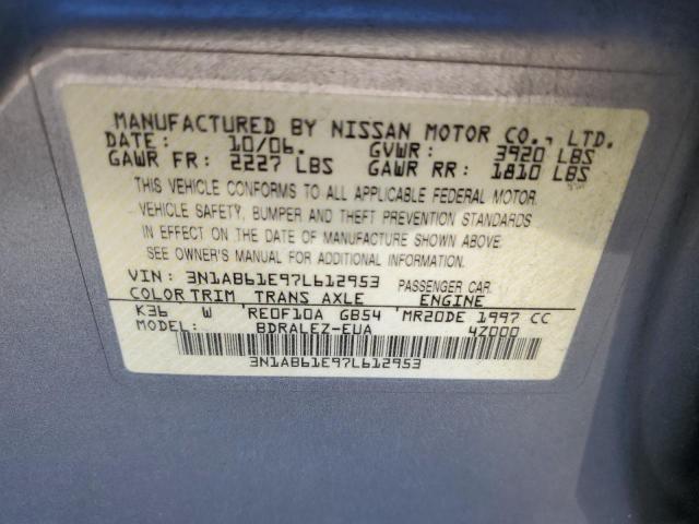 Photo 11 VIN: 3N1AB61E97L612953 - NISSAN SENTRA 