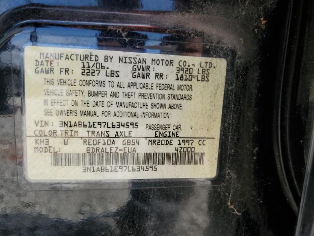 Photo 12 VIN: 3N1AB61E97L634595 - NISSAN SENTRA 