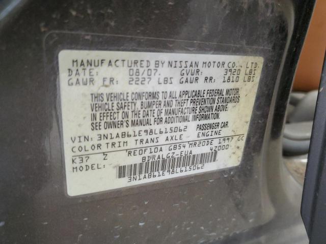 Photo 11 VIN: 3N1AB61E98L615062 - NISSAN SENTRA 