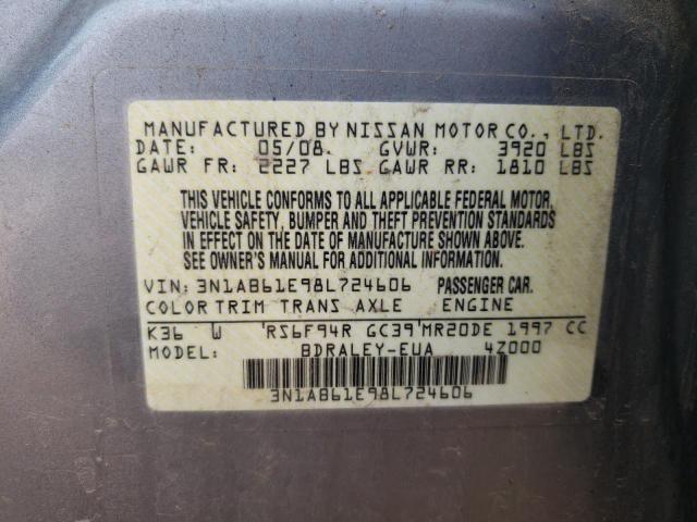 Photo 11 VIN: 3N1AB61E98L724606 - NISSAN SENTRA 