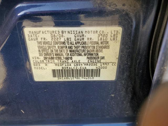 Photo 11 VIN: 3N1AB61E98L746010 - NISSAN SENTRA 