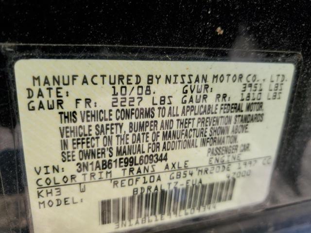 Photo 12 VIN: 3N1AB61E99L609344 - NISSAN SENTRA 