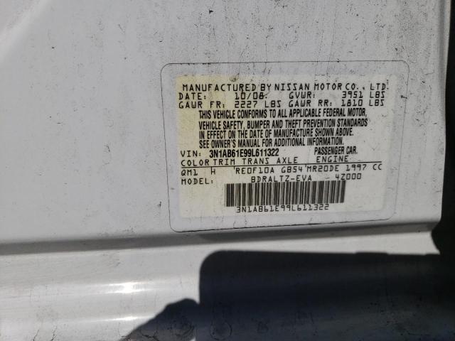 Photo 12 VIN: 3N1AB61E99L611322 - NISSAN SENTRA 