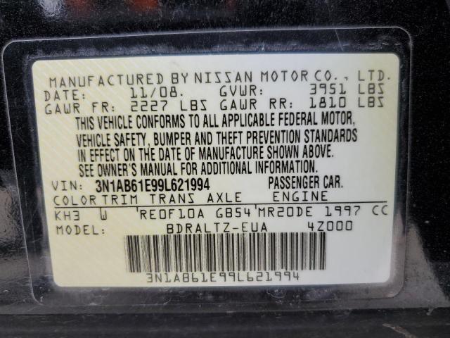 Photo 11 VIN: 3N1AB61E99L621994 - NISSAN SENTRA 