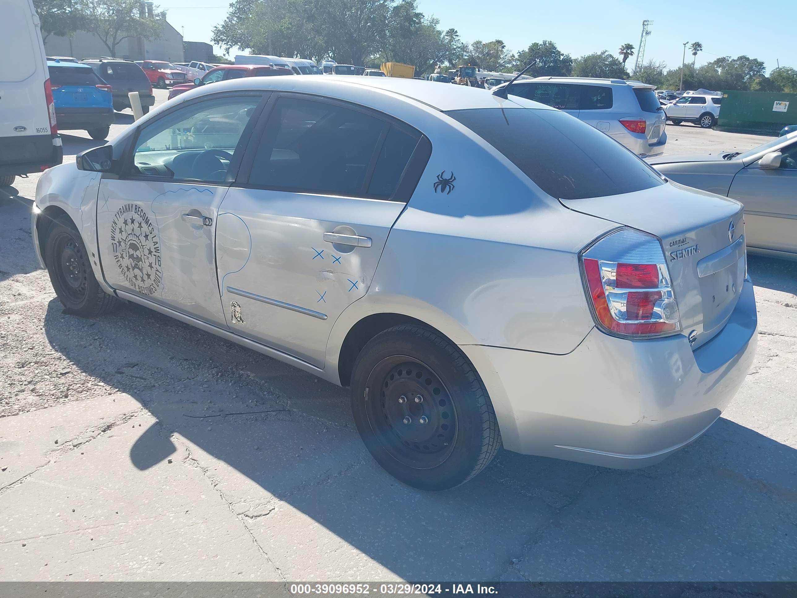 Photo 2 VIN: 3N1AB61E99L627150 - NISSAN SENTRA 