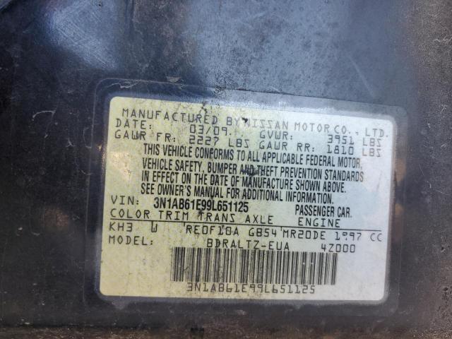 Photo 11 VIN: 3N1AB61E99L651125 - NISSAN SENTRA 