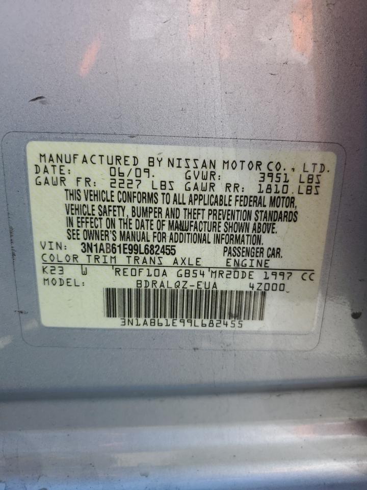 Photo 12 VIN: 3N1AB61E99L682455 - NISSAN SENTRA 