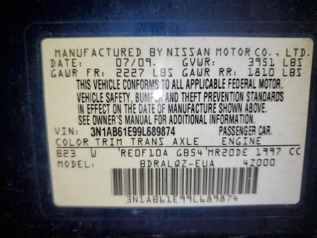 Photo 11 VIN: 3N1AB61E99L689874 - NISSAN SENTRA 