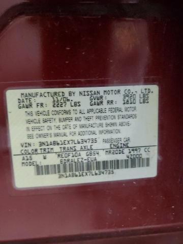 Photo 12 VIN: 3N1AB61EX7L634735 - NISSAN SENTRA 