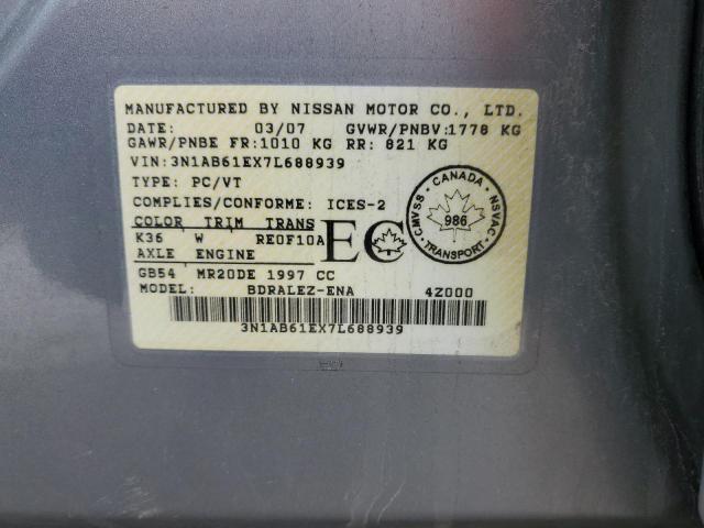 Photo 12 VIN: 3N1AB61EX7L688939 - NISSAN SENTRA 