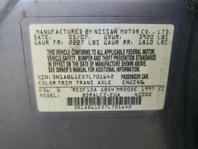 Photo 11 VIN: 3N1AB61EX7L701642 - NISSAN SENTRA 