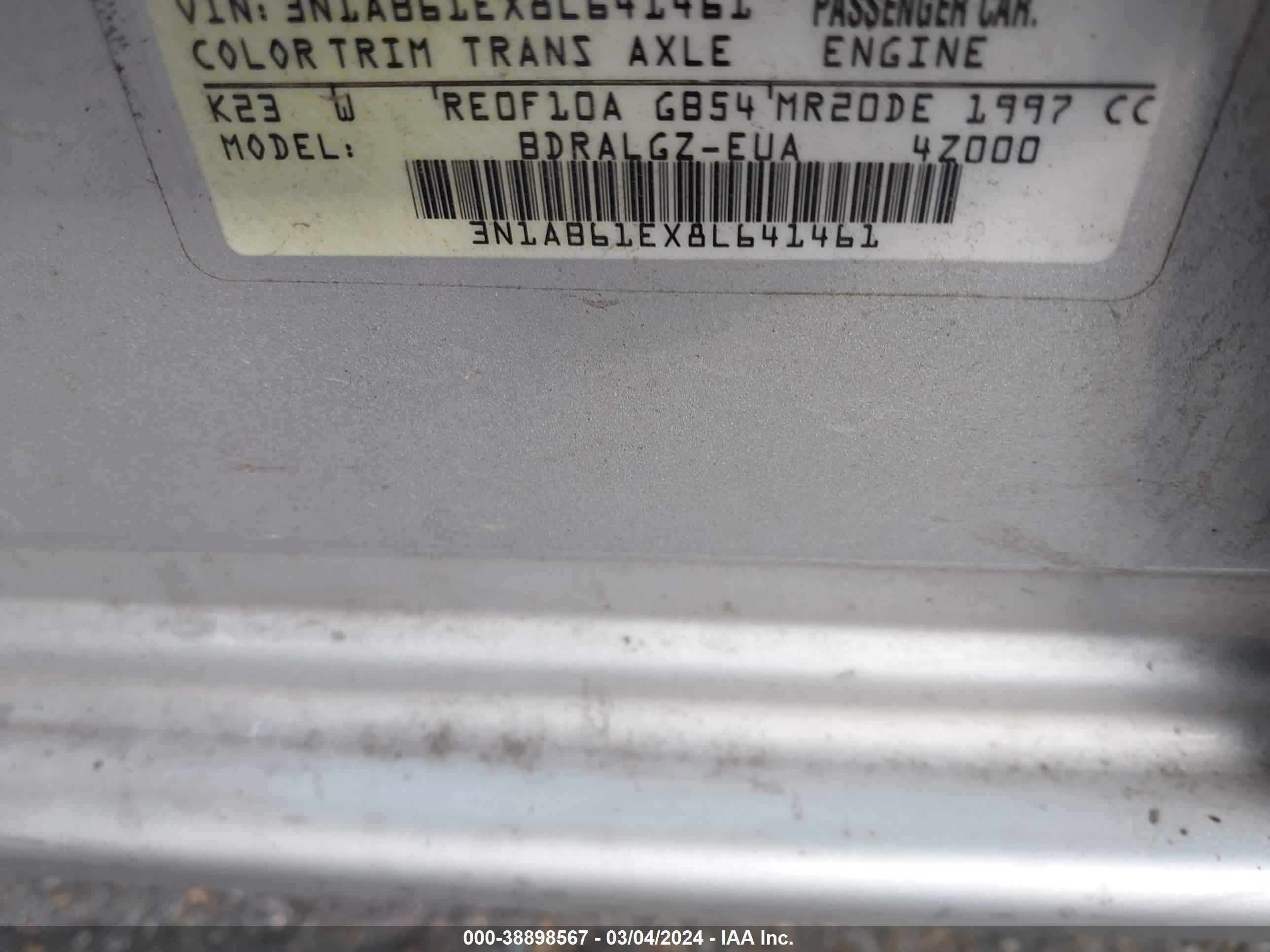 Photo 8 VIN: 3N1AB61EX8L641461 - NISSAN SENTRA 