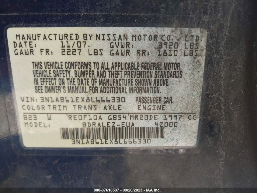 Photo 8 VIN: 3N1AB61EX8L666330 - NISSAN SENTRA 