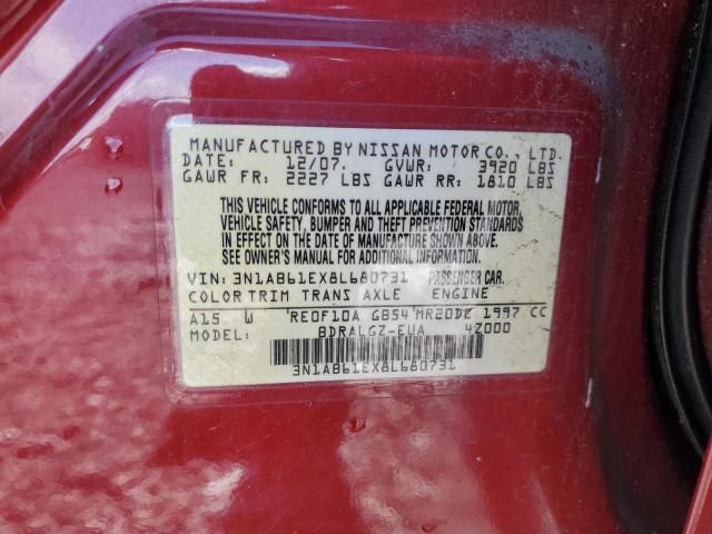 Photo 12 VIN: 3N1AB61EX8L680731 - NISSAN SENTRA 