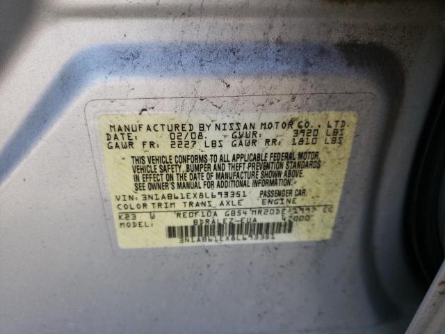 Photo 11 VIN: 3N1AB61EX8L693351 - NISSAN SENTRA 