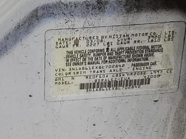 Photo 11 VIN: 3N1AB61EX8L702842 - NISSAN SENTRA 2.0 