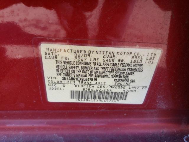 Photo 11 VIN: 3N1AB61EX9L647519 - NISSAN SENTRA 