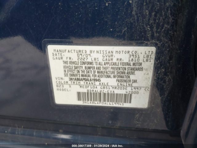 Photo 8 VIN: 3N1AB6AP0AL619945 - NISSAN SENTRA 