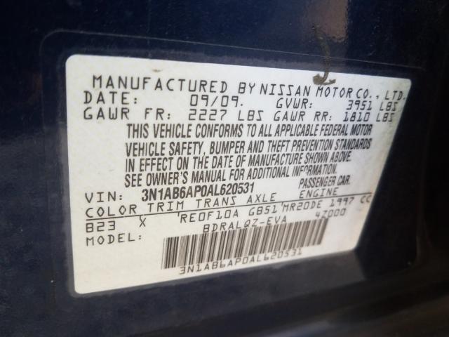 Photo 9 VIN: 3N1AB6AP0AL620531 - NISSAN SENTRA 