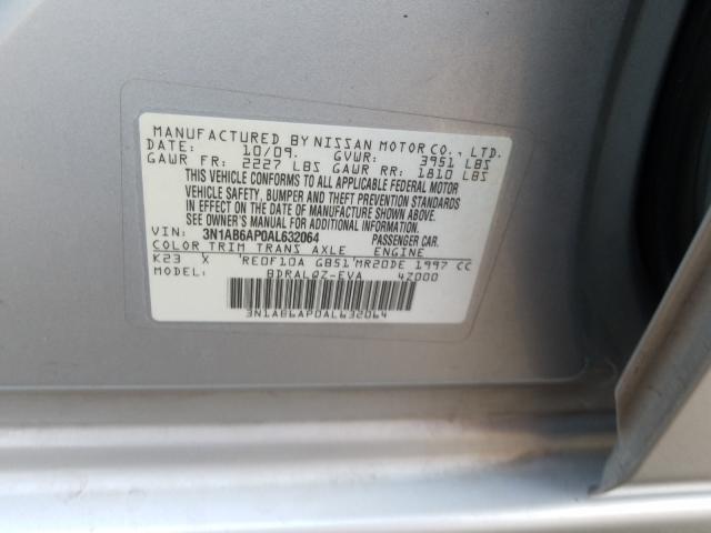 Photo 9 VIN: 3N1AB6AP0AL632064 - NISSAN SENTRA BAS 