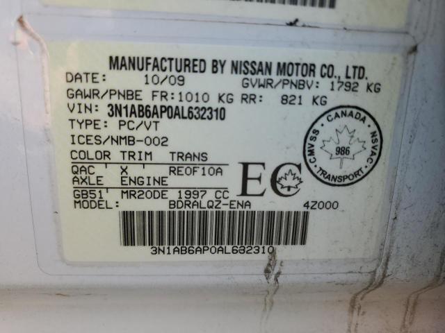 Photo 11 VIN: 3N1AB6AP0AL632310 - NISSAN SENTRA 2.0 