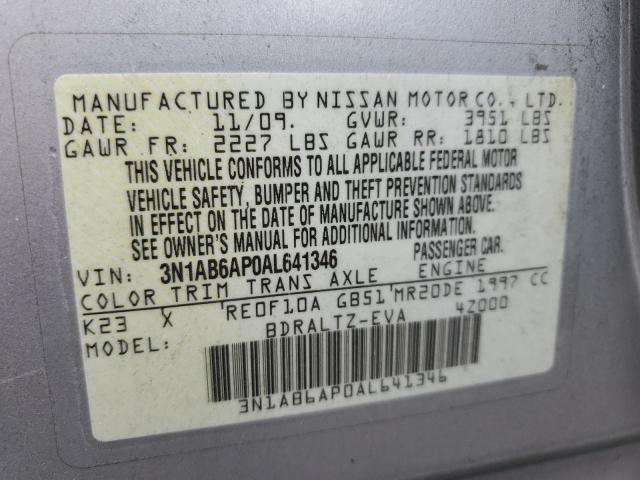 Photo 11 VIN: 3N1AB6AP0AL641346 - NISSAN SENTRA 2.0 