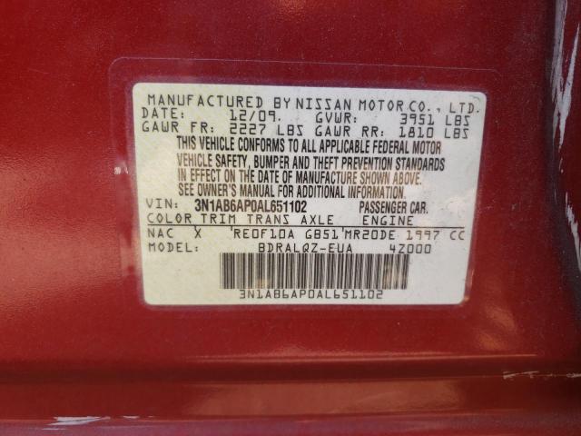 Photo 12 VIN: 3N1AB6AP0AL651102 - NISSAN SENTRA 2.0 