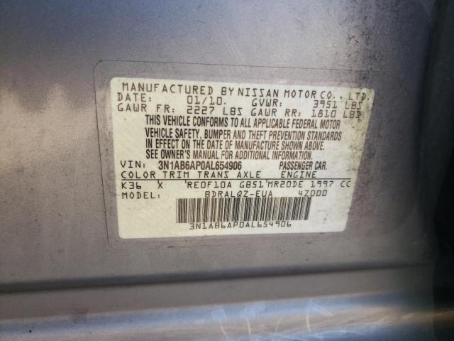 Photo 11 VIN: 3N1AB6AP0AL654906 - NISSAN SENTRA 