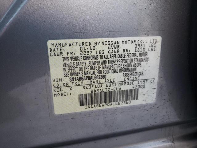 Photo 9 VIN: 3N1AB6AP0AL662360 - NISSAN SENTRA 