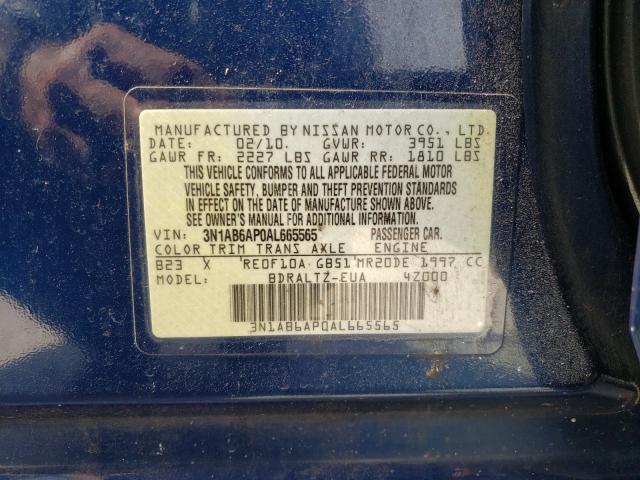 Photo 9 VIN: 3N1AB6AP0AL665565 - NISSAN SENTRA 