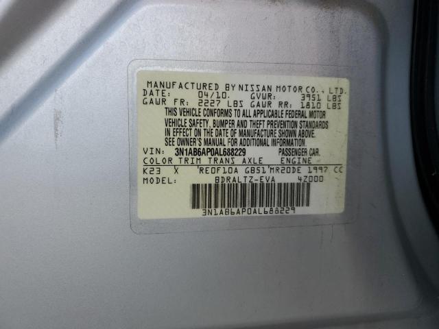 Photo 11 VIN: 3N1AB6AP0AL688229 - NISSAN SENTRA 