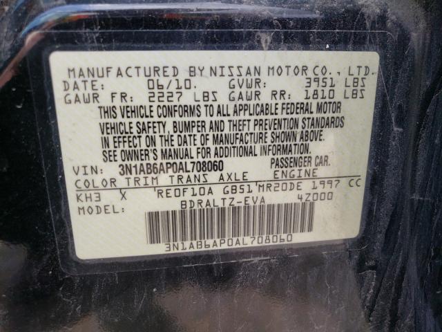 Photo 9 VIN: 3N1AB6AP0AL708060 - NISSAN SENTRA 2.0 