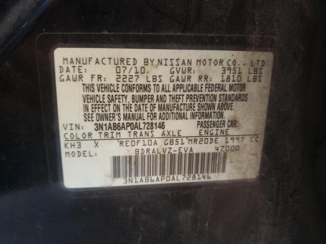 Photo 9 VIN: 3N1AB6AP0AL728146 - NISSAN SENTRA 2.0 