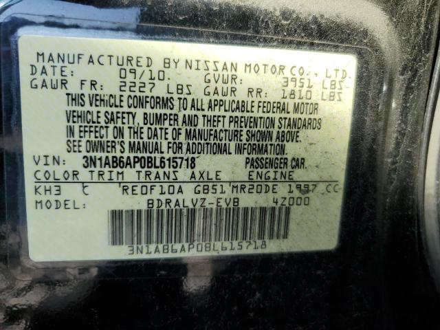 Photo 11 VIN: 3N1AB6AP0BL615718 - NISSAN SENTRA 