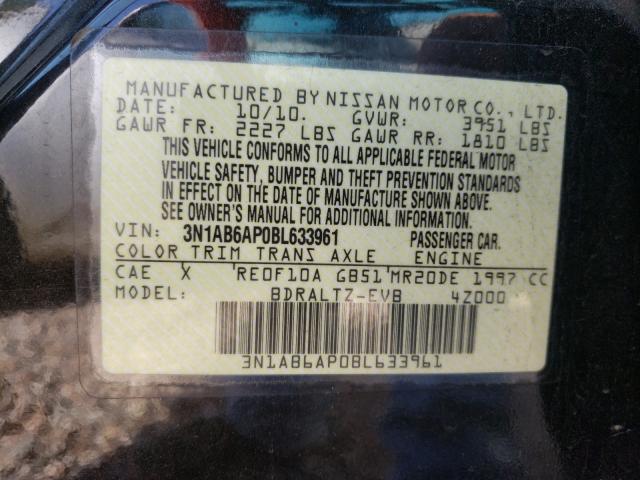 Photo 9 VIN: 3N1AB6AP0BL633961 - NISSAN SENTRA 2.0 