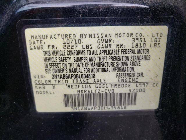 Photo 11 VIN: 3N1AB6AP0BL634818 - NISSAN SENTRA 