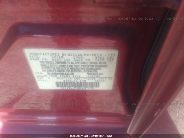 Photo 8 VIN: 3N1AB6AP0BL637430 - NISSAN SENTRA 